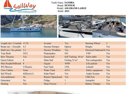 Sailboat Dufour 430 · 2022 (0)