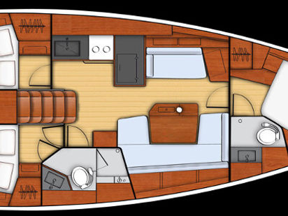 Sailboat Beneteau Oceanis 41 · 2015 · Vittoria (1)