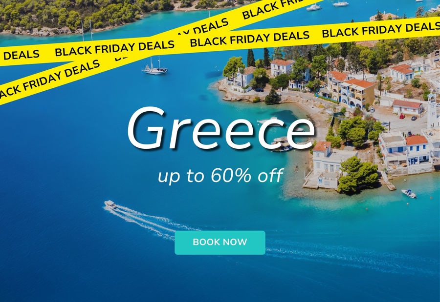 Greece Black Friday promotion - save up to 60% in Greece