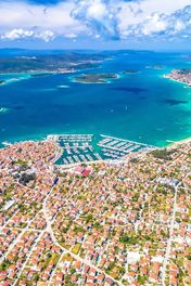 Aeriel view of Biograd