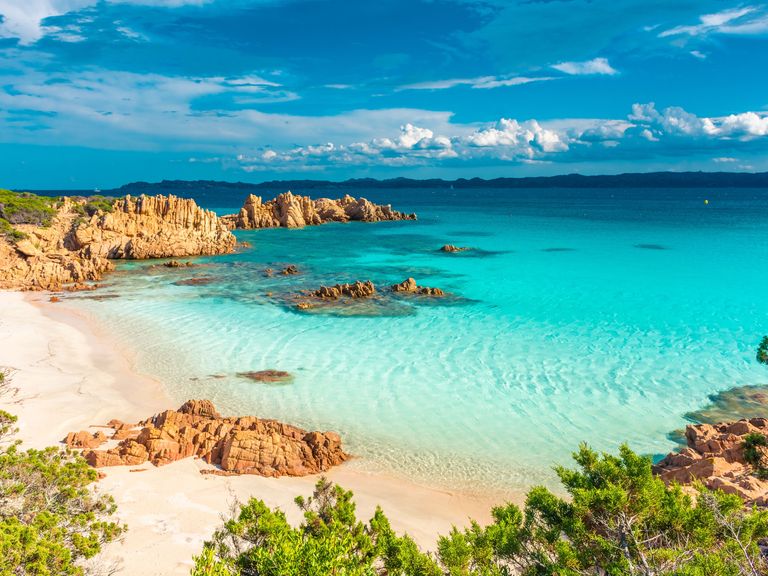 Scenic shot of a beach in La Maddalena